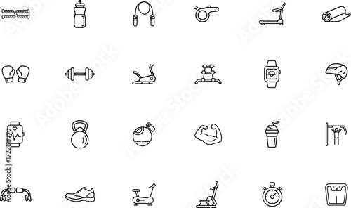 Gym fitness icon