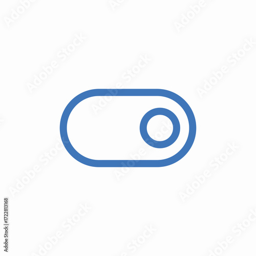switched on  icon sign vector