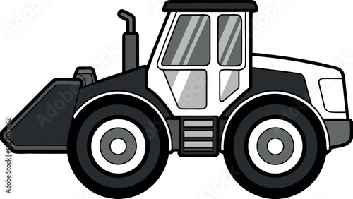 Cartoon Tractor Machine, Funny Farm Vehicle, Agriculture Tractor Cartoon, Farming Vehicle Illustration, Kids Tractor Clipart, Heavy Vehicle Cartoon, Cartoon Farming Clip, Cute Agriculture Tractor, Far