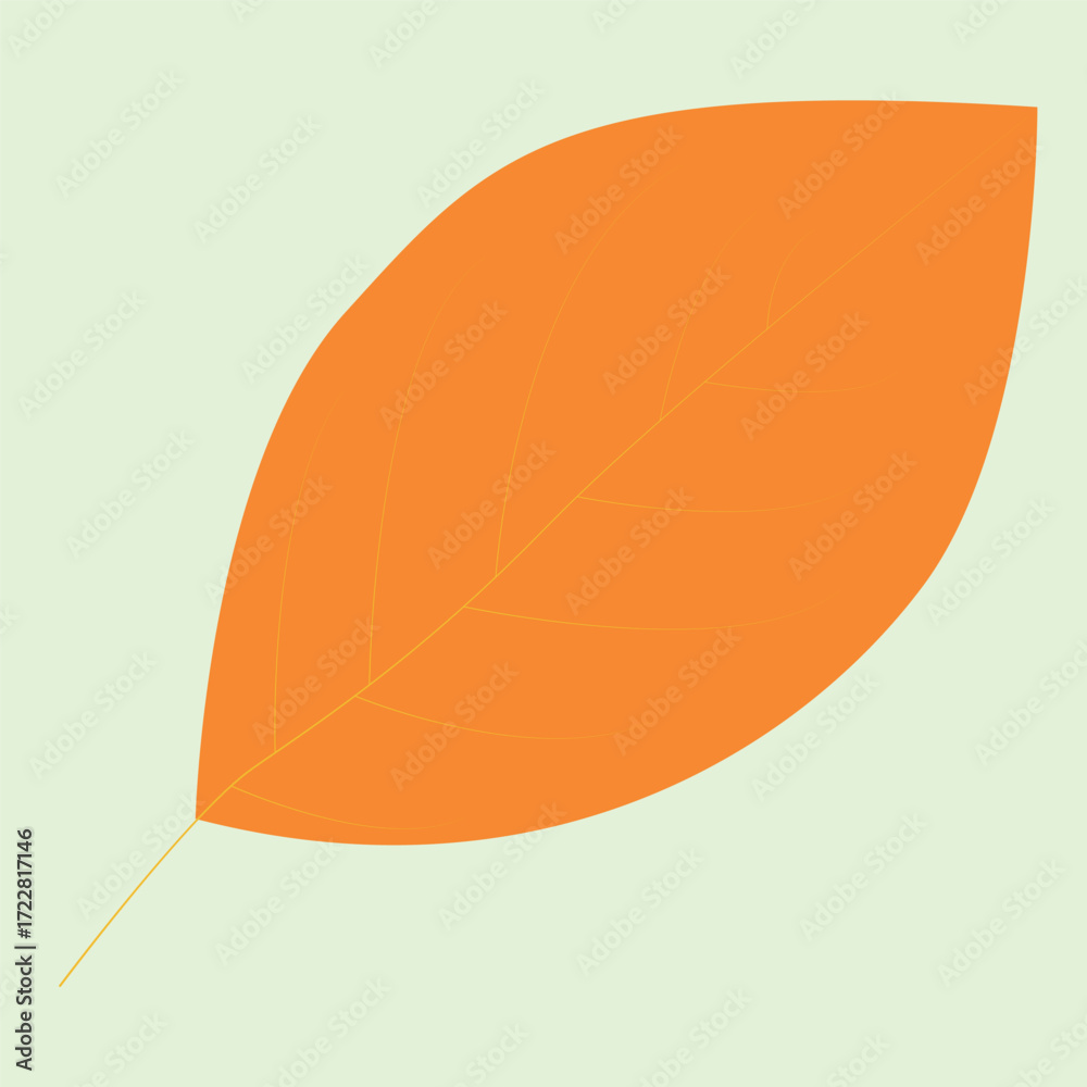 Fototapeta premium Realstic Leaif Vector Line Art Illustration