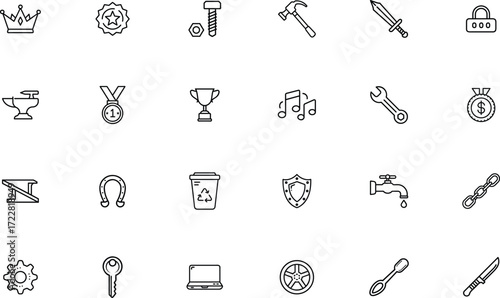 Metal material icon