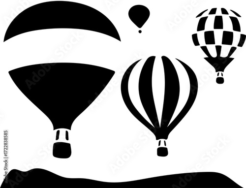 Cappadocia Hot Air Balloon silhouette