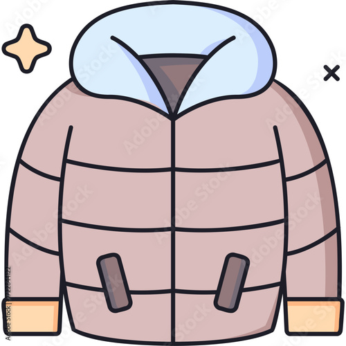 Winter Coat Sticker