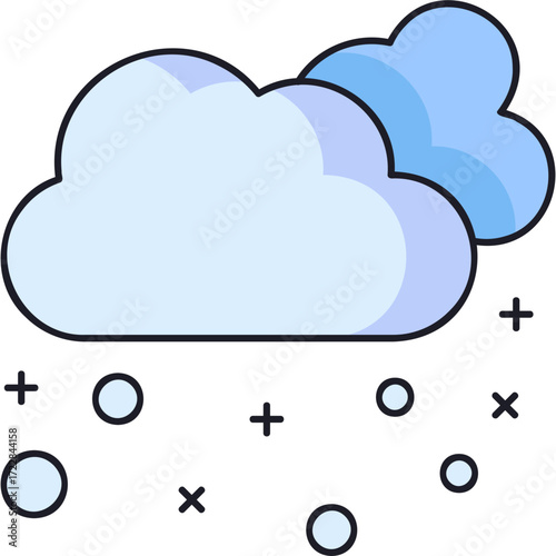 Snowfall Sticker