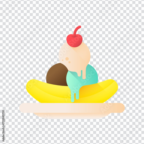 Banana Fruit Icon Design