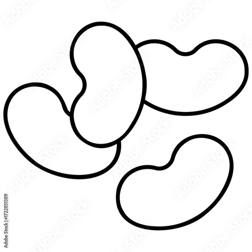Line Art Jellybeans Icon