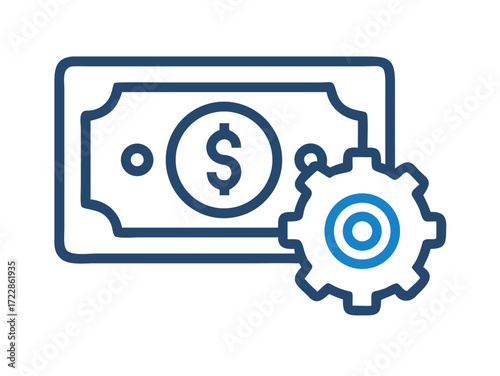 Money management related icon set - Editable stroke, Pixel perfect at 64x64
