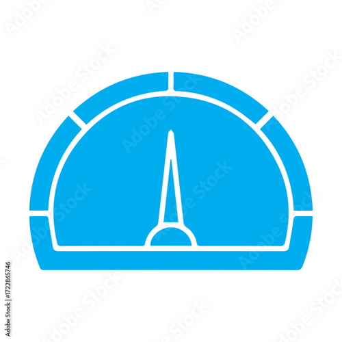 Speedometer gauge icon