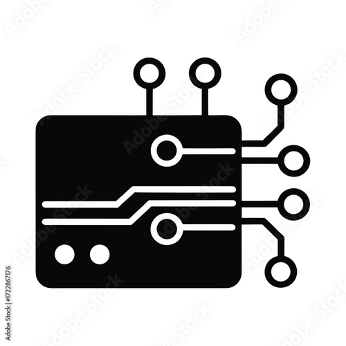 ai powered payment card icon