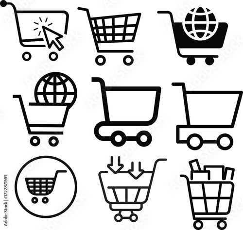 vector icon Label icon Shopping icon