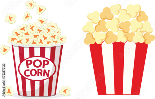 Film and Popcorn Vector