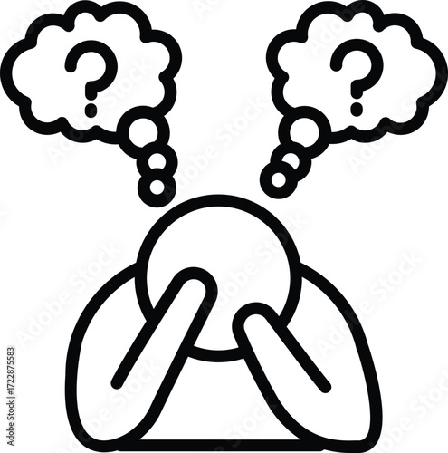 line icon for issues Pro Vector