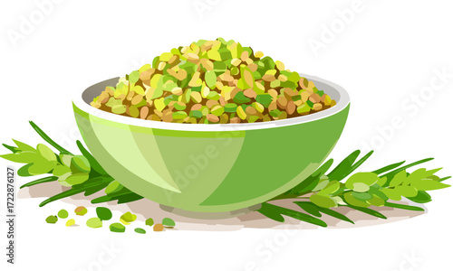 peas in a bowl