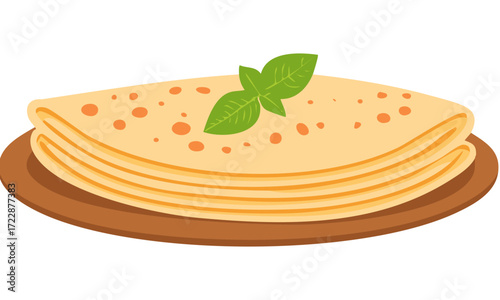 pancakes with red caviar