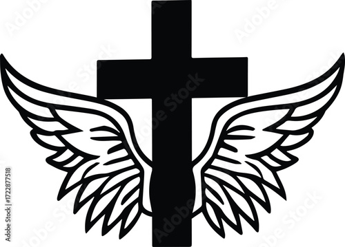 Religious Cross Illustration