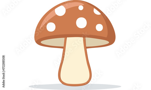 mushroom on a white background