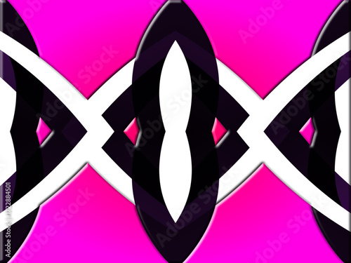 paper cut colourful aesthetic abstract gradient batik dayak line art shape wallpaper background pattern	