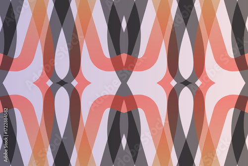 paper cut colourful aesthetic abstract gradient batik dayak line art shape wallpaper background pattern	