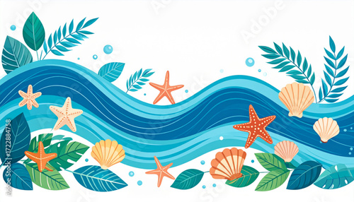 Sea Wave & Shell Harmony
