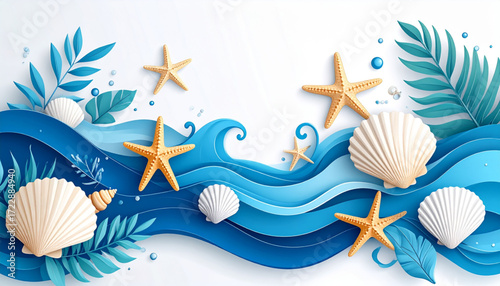 Sea Wave & Shell Harmony