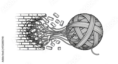Unraveling the Constraints: A Symbolic Representation of Overcoming Obstacles with Resilience and
