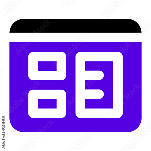 blogging icon two tone color
