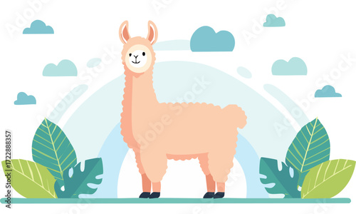 illustration of a donkey