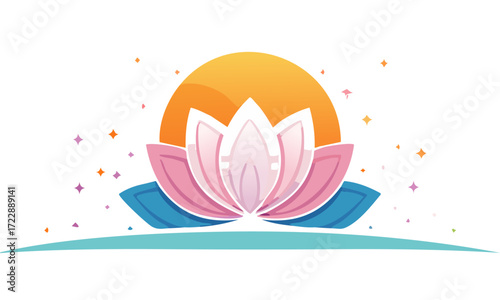 pink water lily