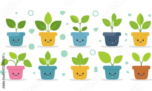 set of plants