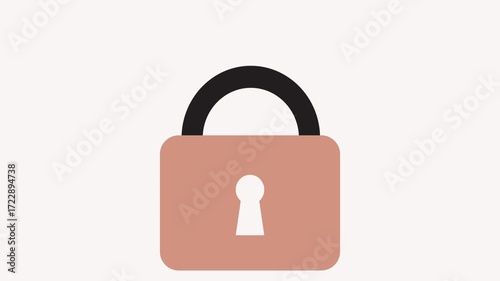 padlock  icon animation simple 