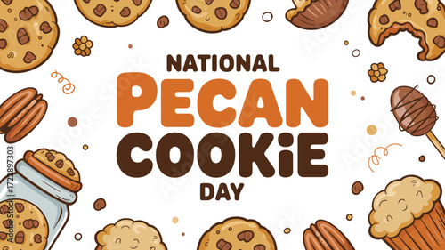 Celebrate National Pecan Cookie Day with sweet treats and festive decorations