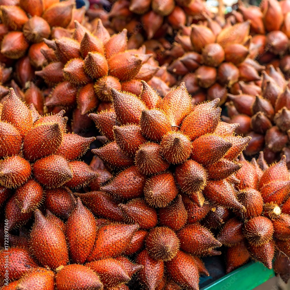 Fototapeta premium Close-up view of many Salak fruit