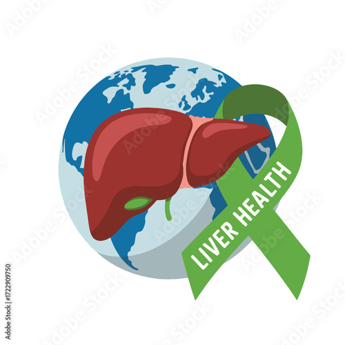Liver Awareness Ribbon