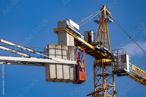 Photos Tower crane at construction