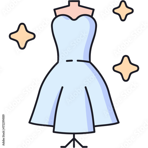 Wedding Dress Sticker
