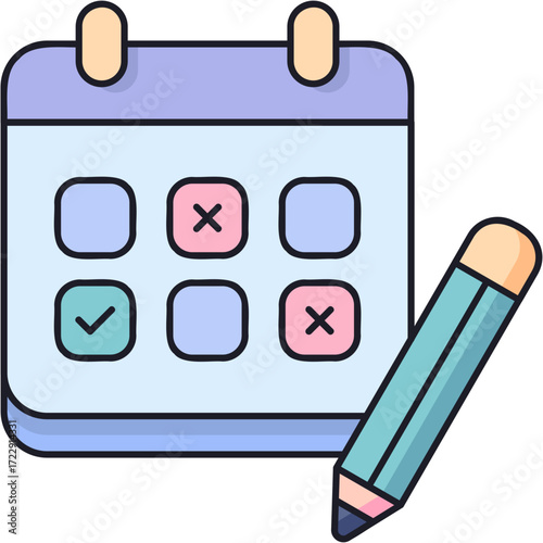Schedule Sticker