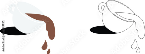 Coffee cup icon set. Cups of coffee tea collection. Hot drink icon. Disposable cup. Cup coffe with steam. Flat style. Vector Illustration. national coffee day.Coffee bean set.Coffee machine icon.Drink