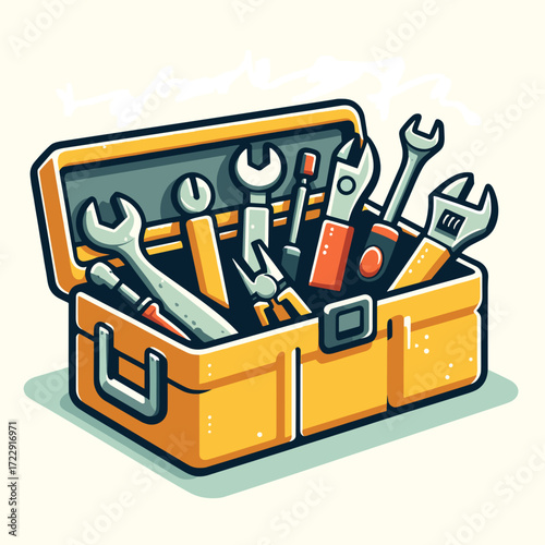 Toolbox with mini tools