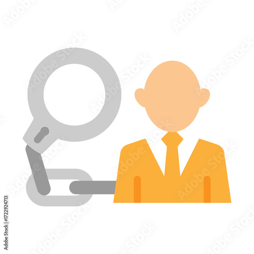 Political Corruption Vector Flat Icon Design
