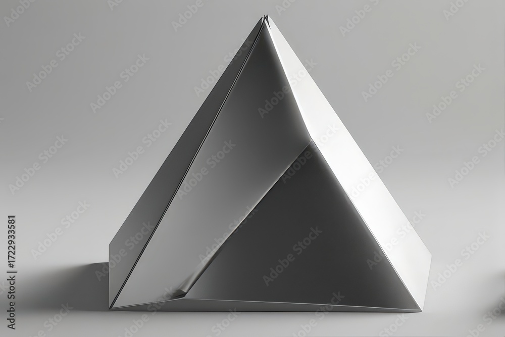 Fototapeta premium Abstract Geometric Pyramid
