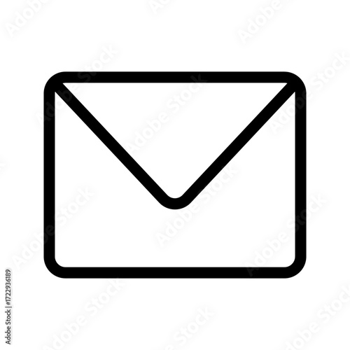 New message or inbox notification vector icon. One and Two incoming email messages in inbox
