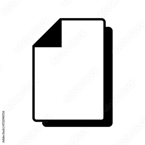 Document vector iconisolated on white background. File copy icon for web and application. eps10