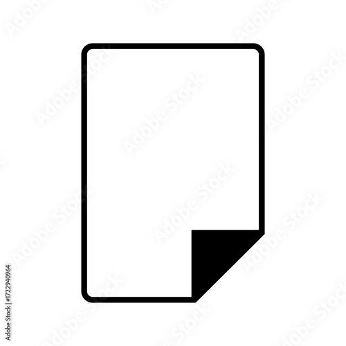 Document vector iconisolated on white background. File copy icon for web and application. eps10