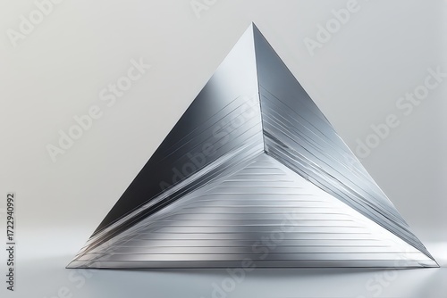Abstract Geometric Pyramid