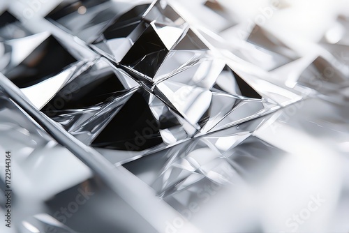 Abstract Geometric Pyramid