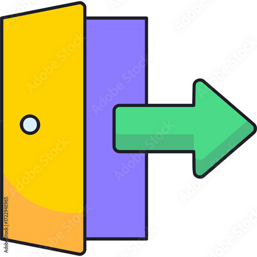 Exit Sticker