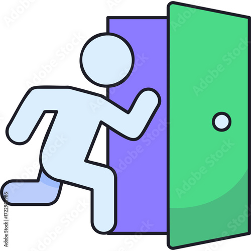 Emergency Exit Sticker