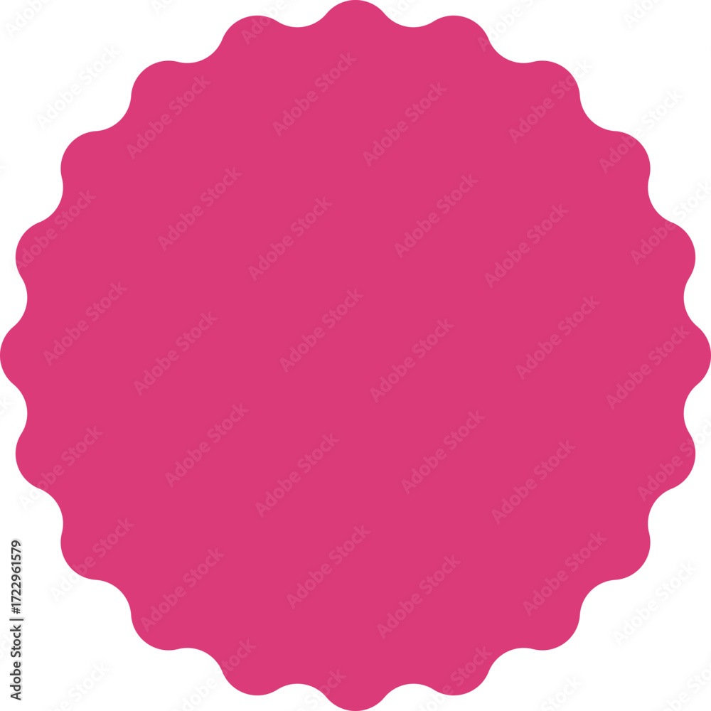 Fototapeta premium Pink circle shape for presentation design