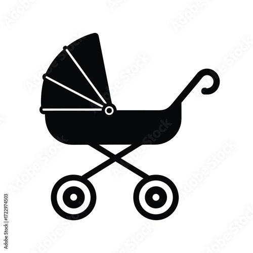 Baby Stroller Icon