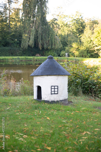 The beautiful old Danish Voergaard Castle